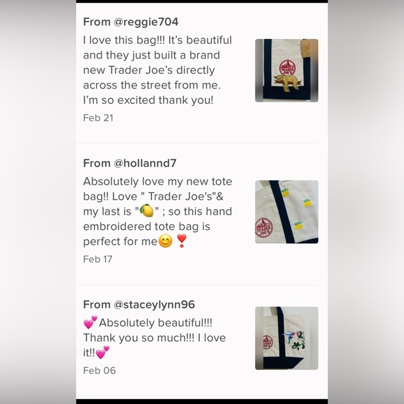 Trader Joe's Reusable Canvas Tote Bag - Picture 4 of 4